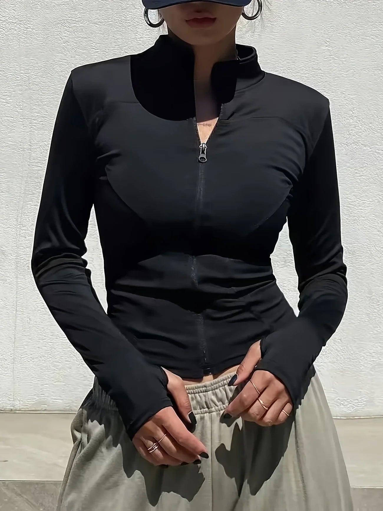 Women’s Quick-Dry Pilates Training Jacket Oppyi