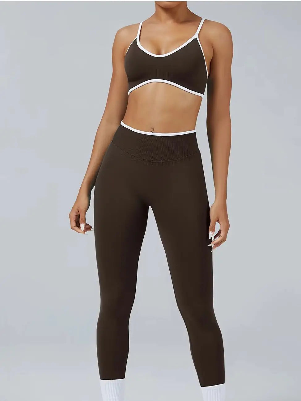 Women’s Color Block Yoga Set Oppyi