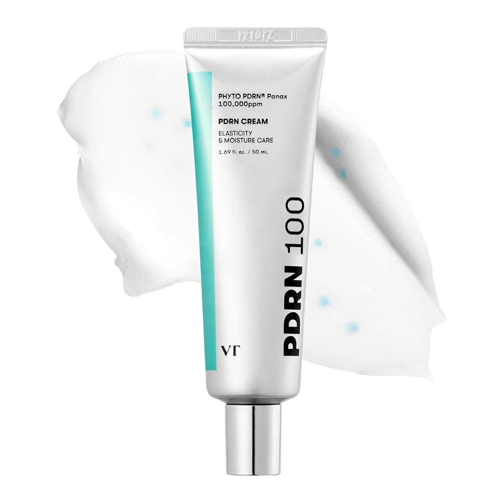 PDRN 100 cream tube with a white background