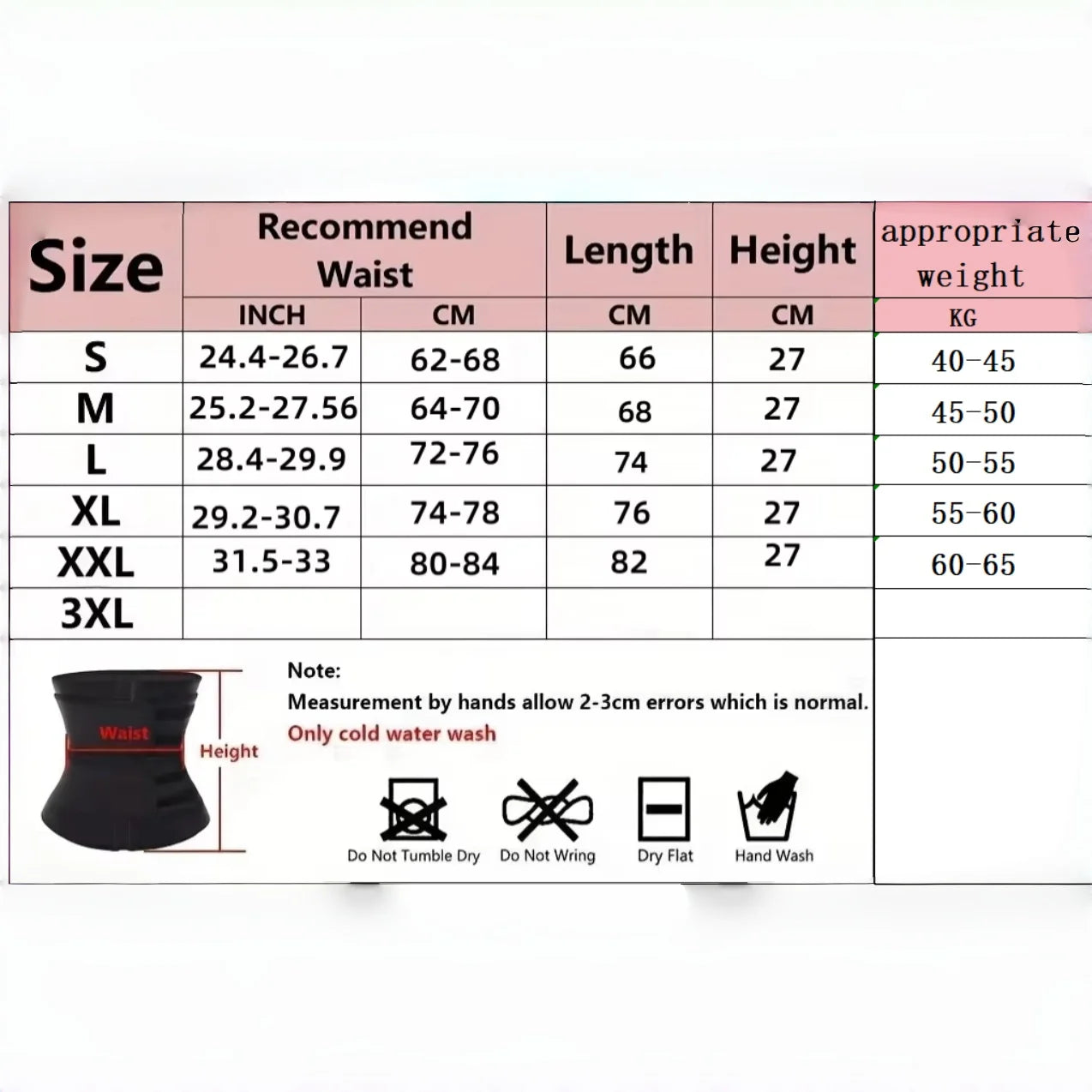 Waist Trainer Slimming Shaper Belt Oppyi