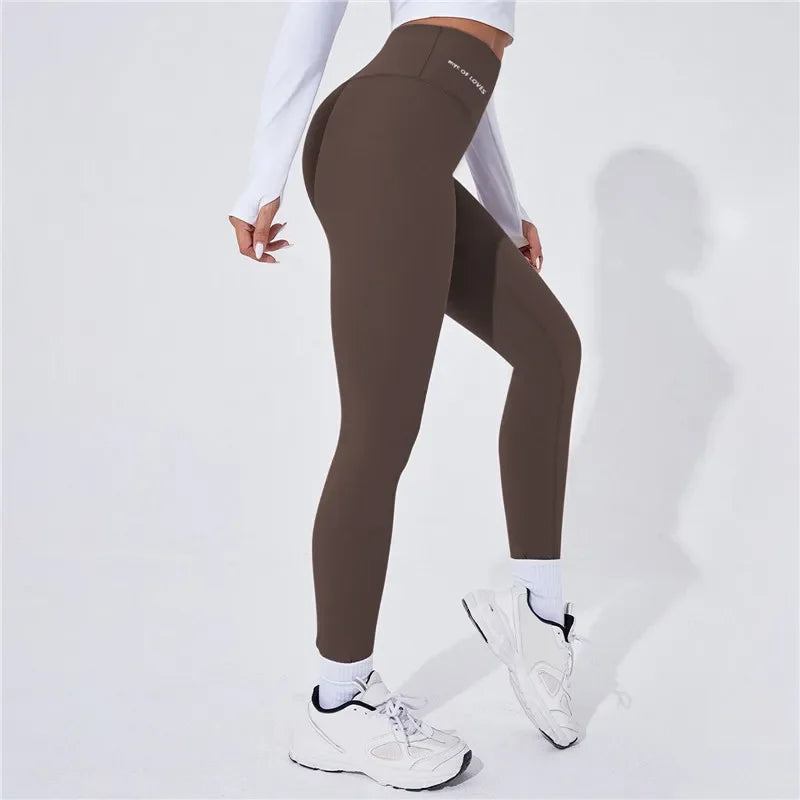 High Waist Thermal Gym Leggings Oppyi