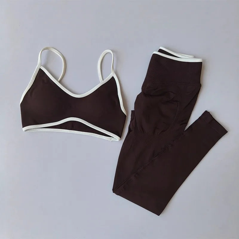 Women’s Color Block Yoga Set Oppyi