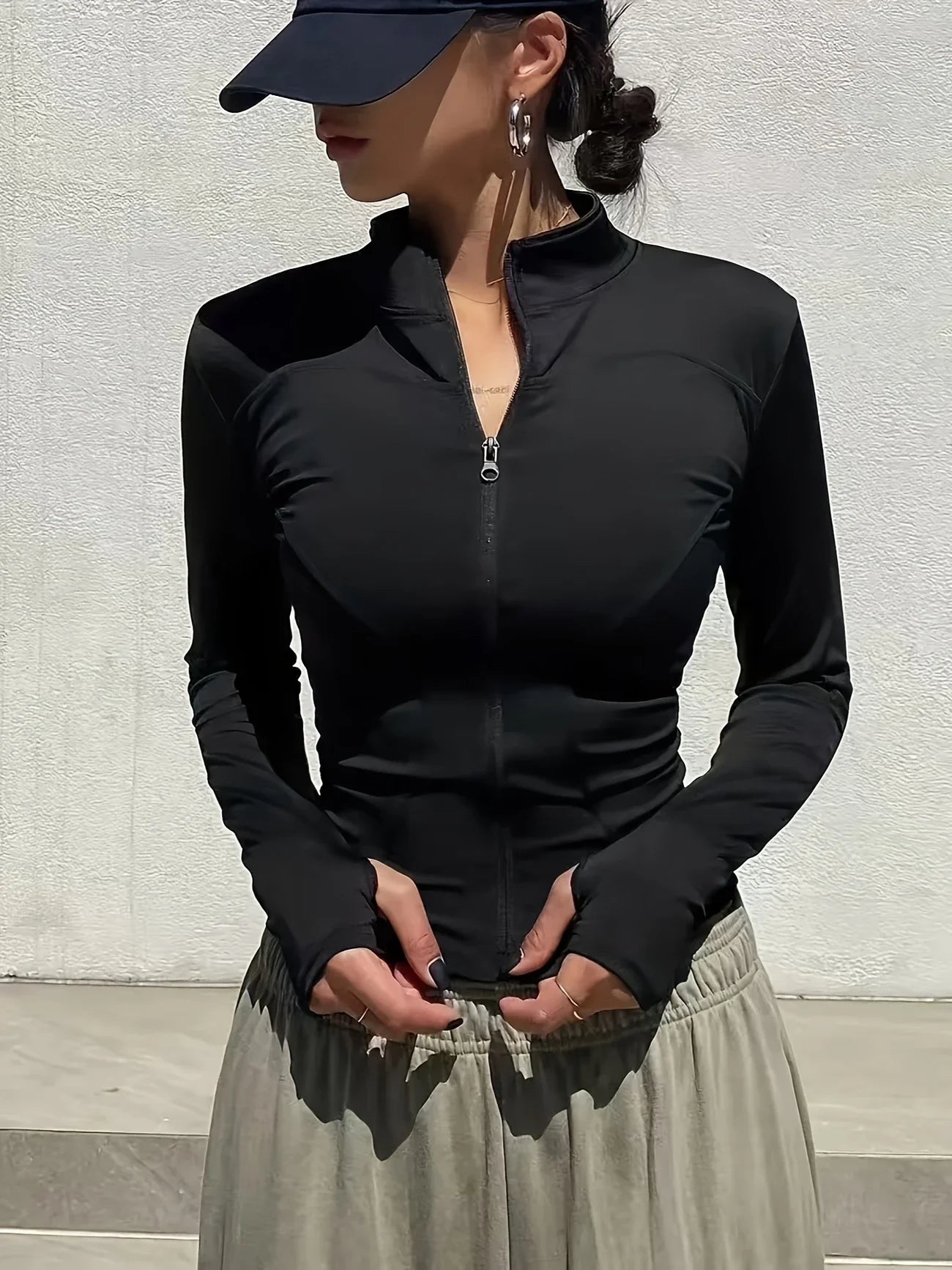 Women’s Quick-Dry Pilates Training Jacket Oppyi