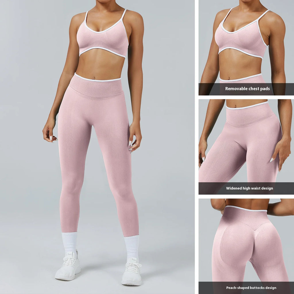 Women’s Color Block Yoga Set Oppyi