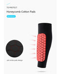 Honeycomb Shin Guard Compression Sleeves Oppyi