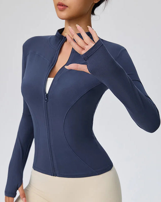 Women’s Quick-Dry Pilates Training Jacket Oppyi