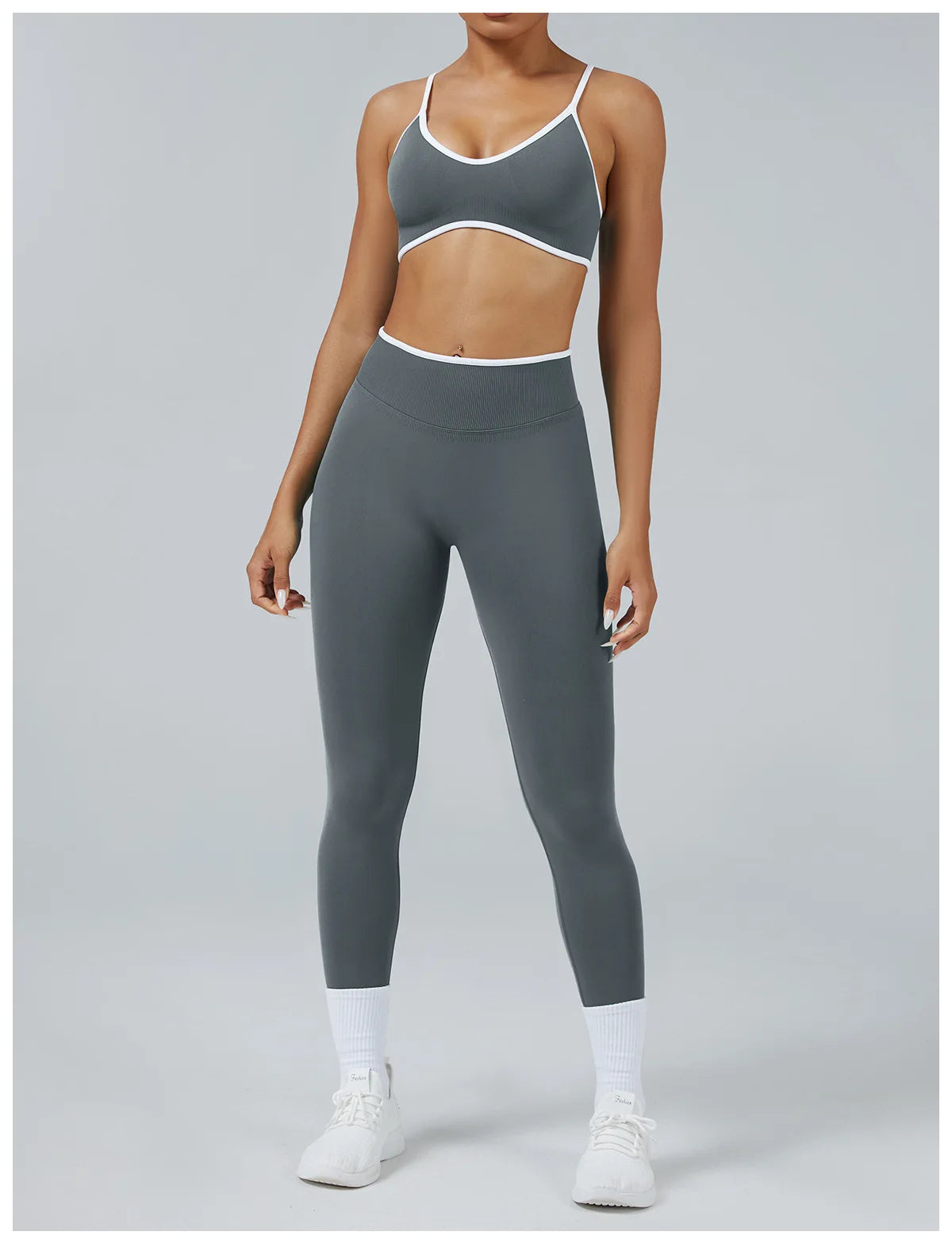 Women’s Color Block Yoga Set Oppyi