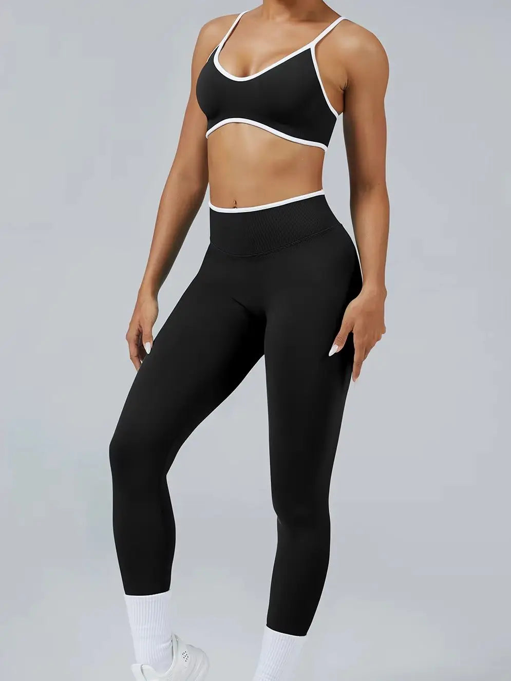 Women’s Color Block Yoga Set Oppyi