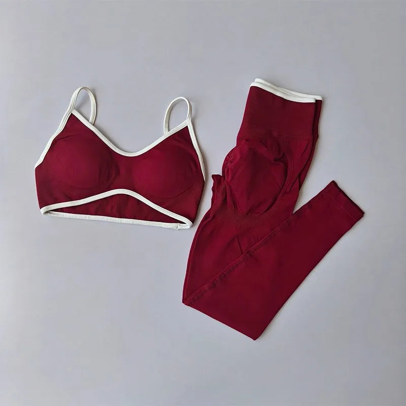 Women’s Color Block Yoga Set Oppyi