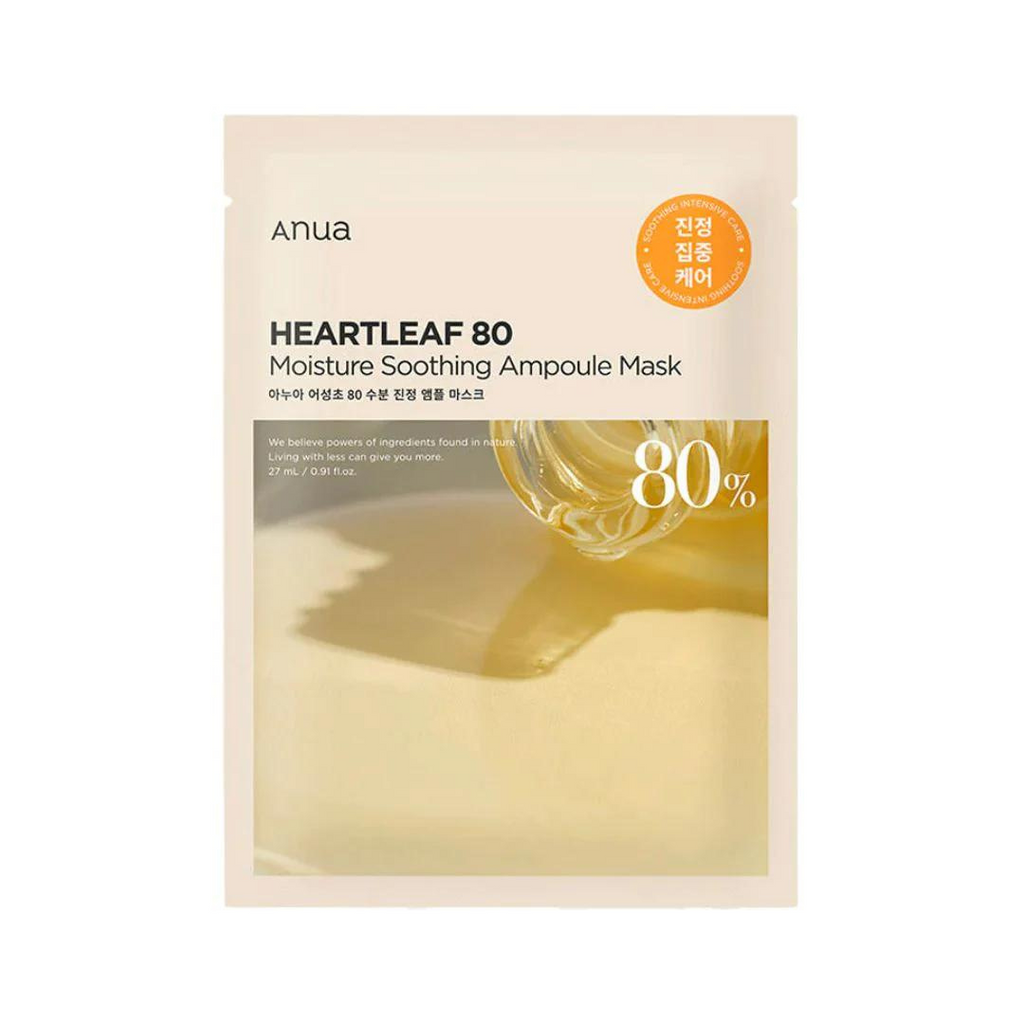 Heartleaf 80 Moisture Soothing Ampoule Mask - 1 Sheet Mask