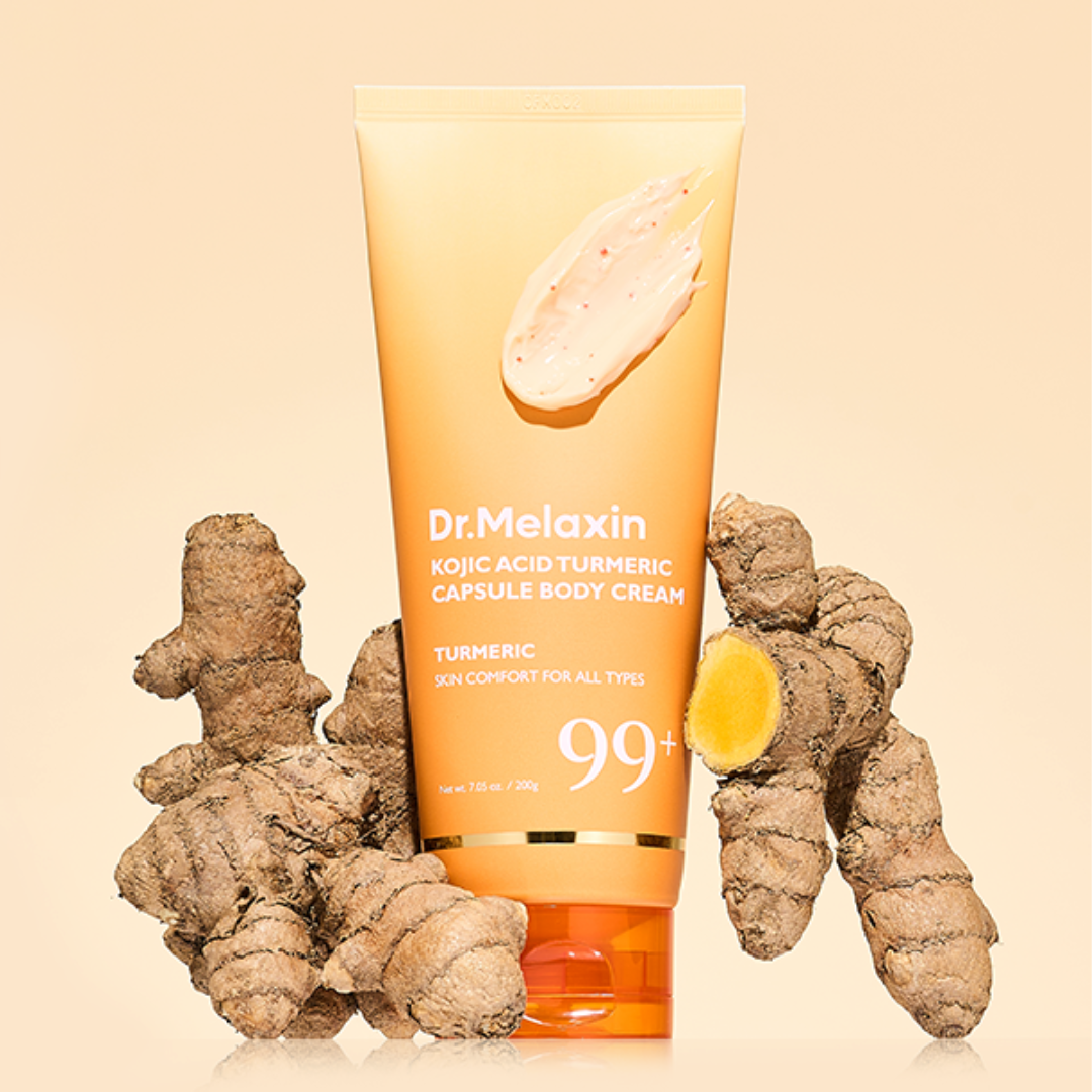 Kojic Acid Turmeric Capsule Body Cream - 200 g