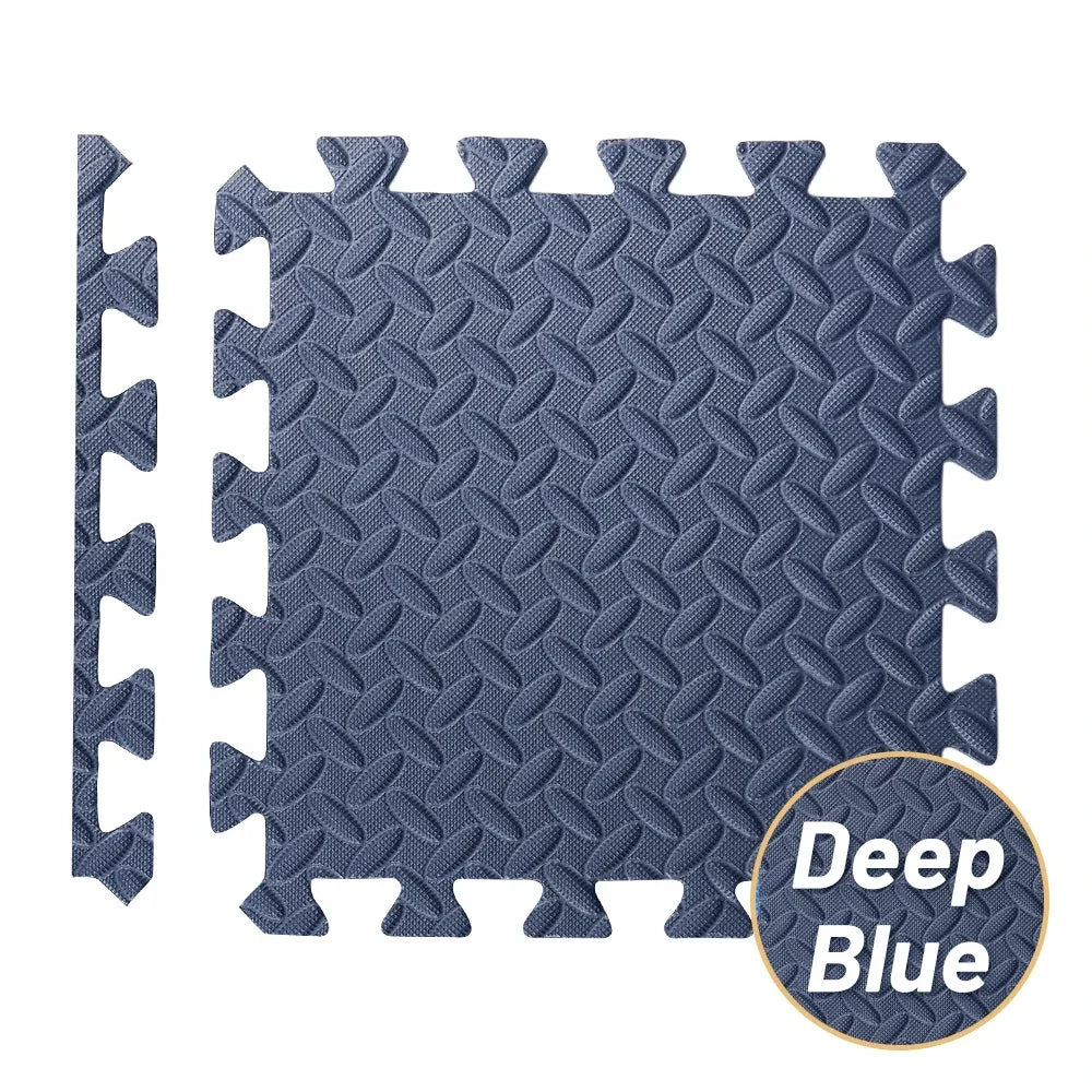 4~20Pcs Puzzle Fitness Mat, Eva Interlocking Foam Floor Tiles for Home Gym, Home Gym Equipment Mat, Non-Slip Floor Mat for Kids Oppyi