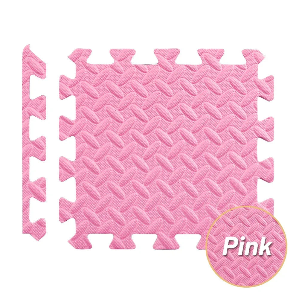 4~20Pcs Puzzle Fitness Mat, Eva Interlocking Foam Floor Tiles for Home Gym, Home Gym Equipment Mat, Non-Slip Floor Mat for Kids Oppyi