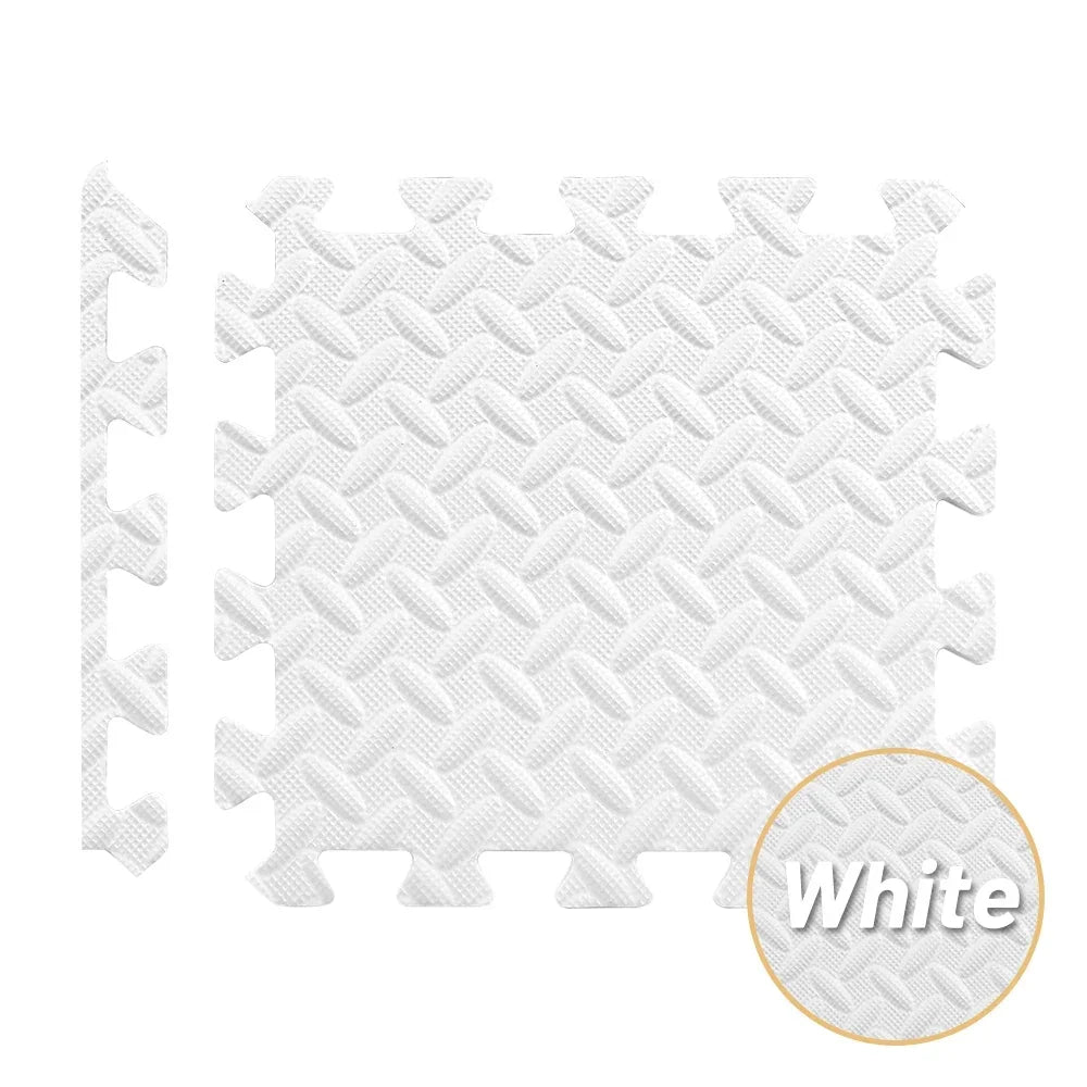 4~20Pcs Puzzle Fitness Mat, Eva Interlocking Foam Floor Tiles for Home Gym, Home Gym Equipment Mat, Non-Slip Floor Mat for Kids Oppyi