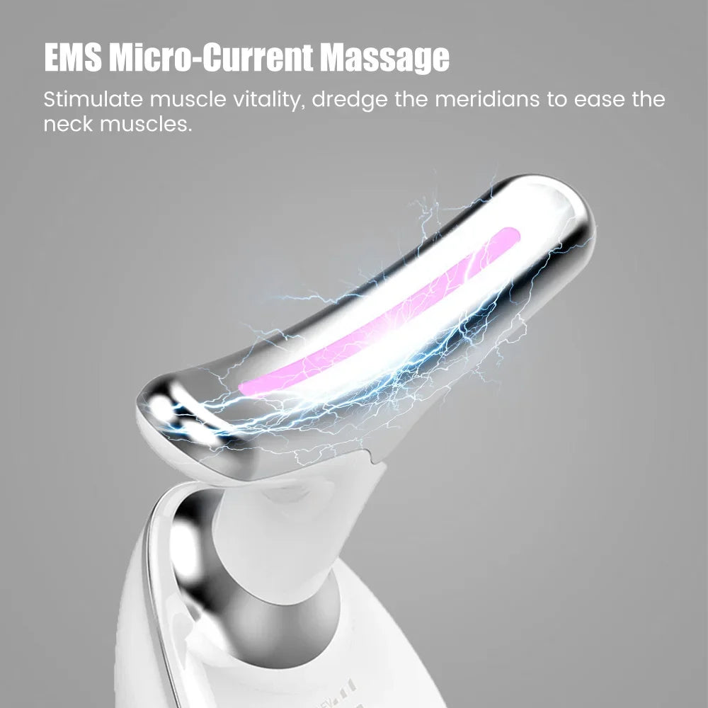 Face Neck Lift Beauty Device EMS Facial Massager LED Light Therapy Double Chin Remover Skin Rejuvenation Tightening Anti Wrinkle Oppyi