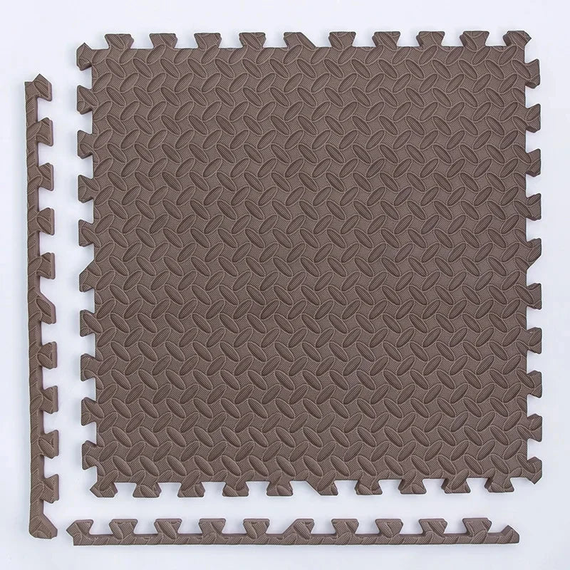 4~20Pcs Puzzle Fitness Mat, Eva Interlocking Foam Floor Tiles for Home Gym, Home Gym Equipment Mat, Non-Slip Floor Mat for Kids Oppyi