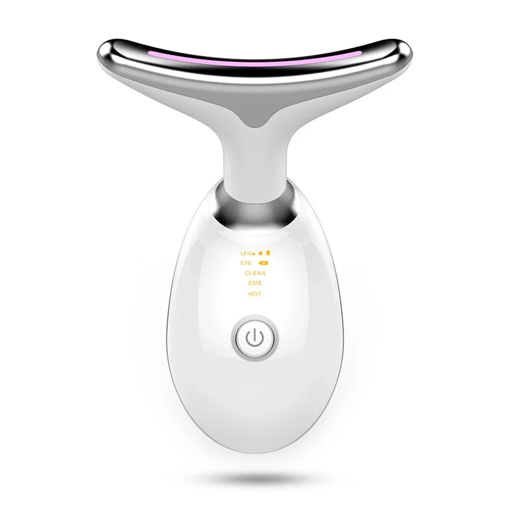 Face Neck Lift Beauty Device EMS Facial Massager LED Light Therapy Double Chin Remover Skin Rejuvenation Tightening Anti Wrinkle Oppyi