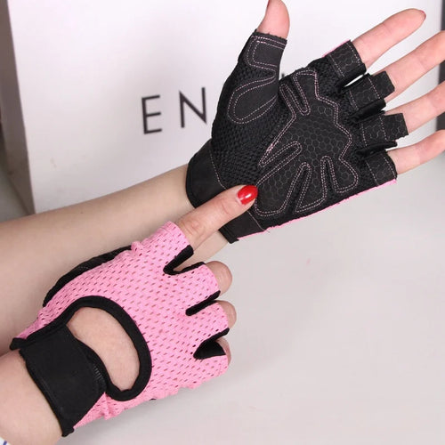 Breathable Anti-Slip Fingerless Training Gloves For Women Oppyi