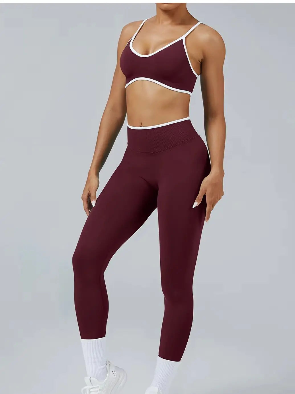 Women’s Color Block Yoga Set Oppyi