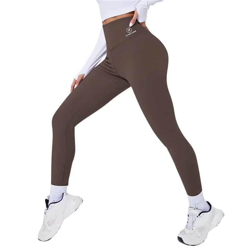 High Waist Thermal Gym Leggings Oppyi