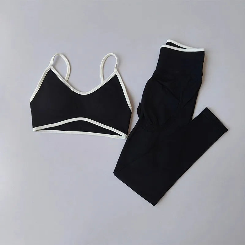 Women’s Color Block Yoga Set Oppyi