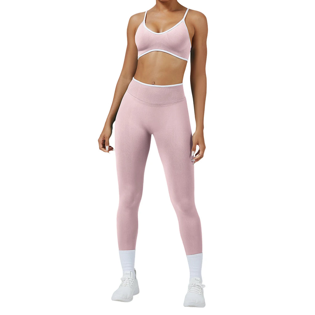 Women’s Color Block Yoga Set Oppyi