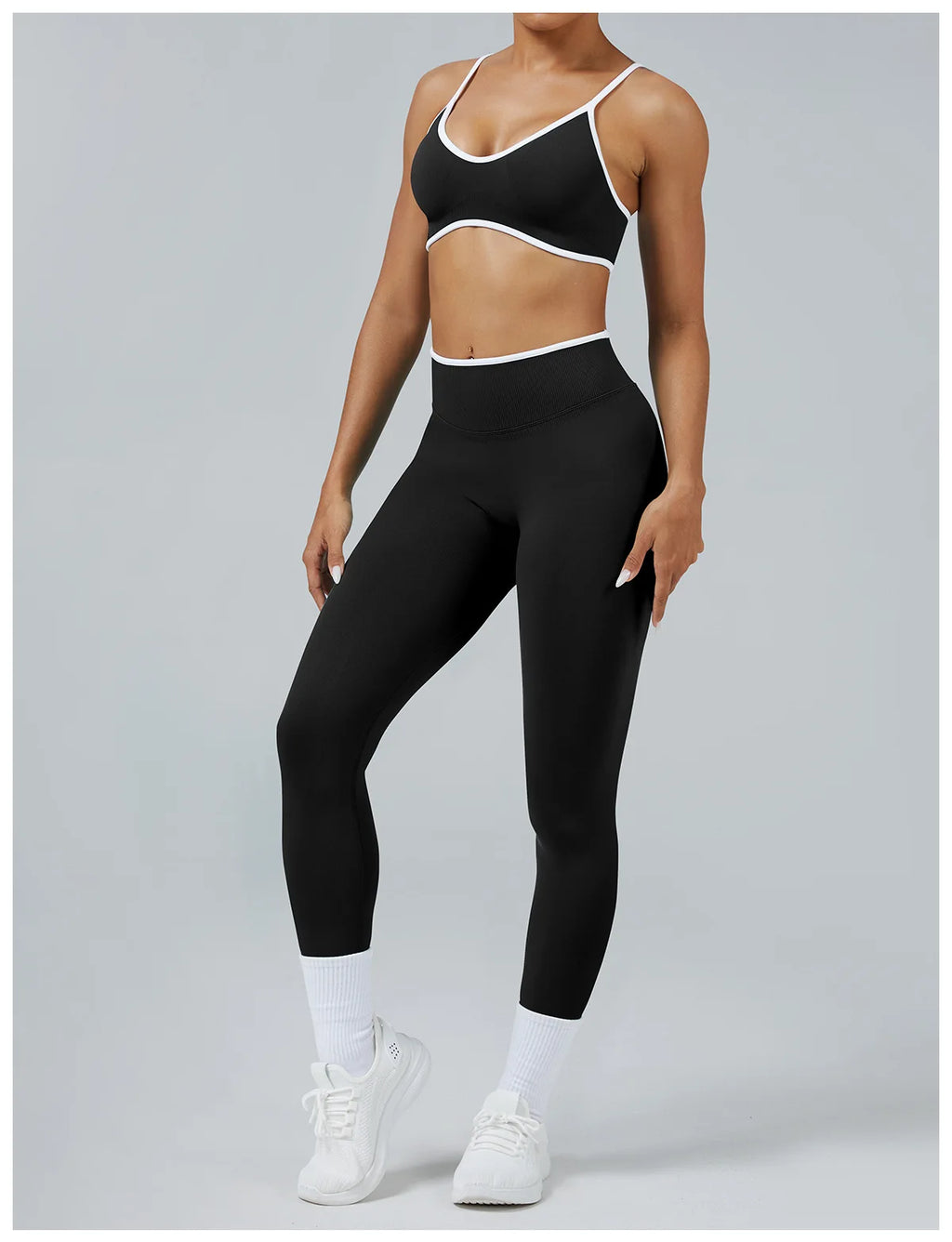 Women’s Color Block Yoga Set Oppyi