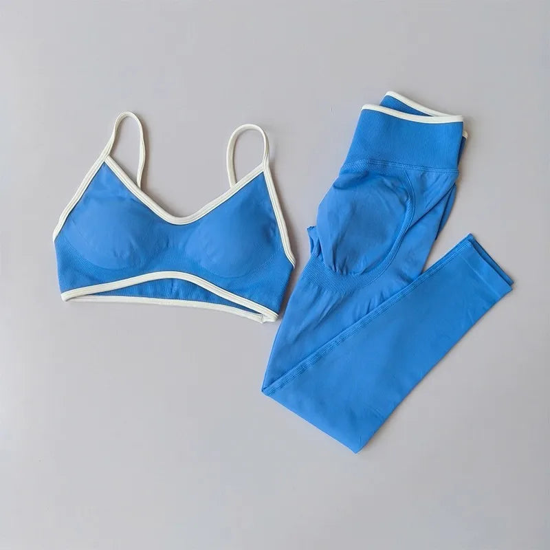Women’s Color Block Yoga Set Oppyi